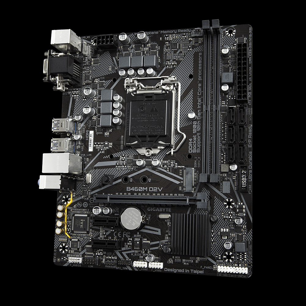 Mainboard Gigabyte B460M D2V-Hàng chính hãng