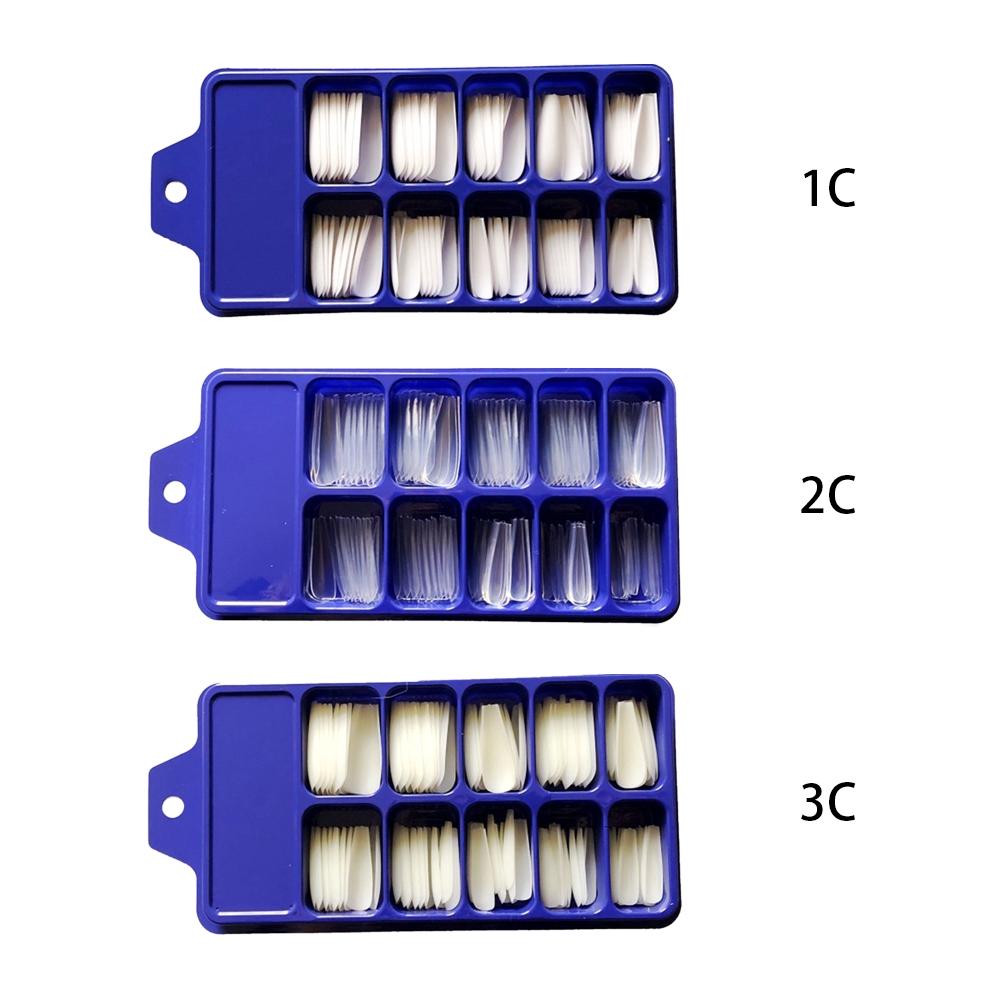 Set 100 Móng Tay Giả Nhiều Màu Tùy Chọn Dùng Trang Trí Móng Nghệ Thuật