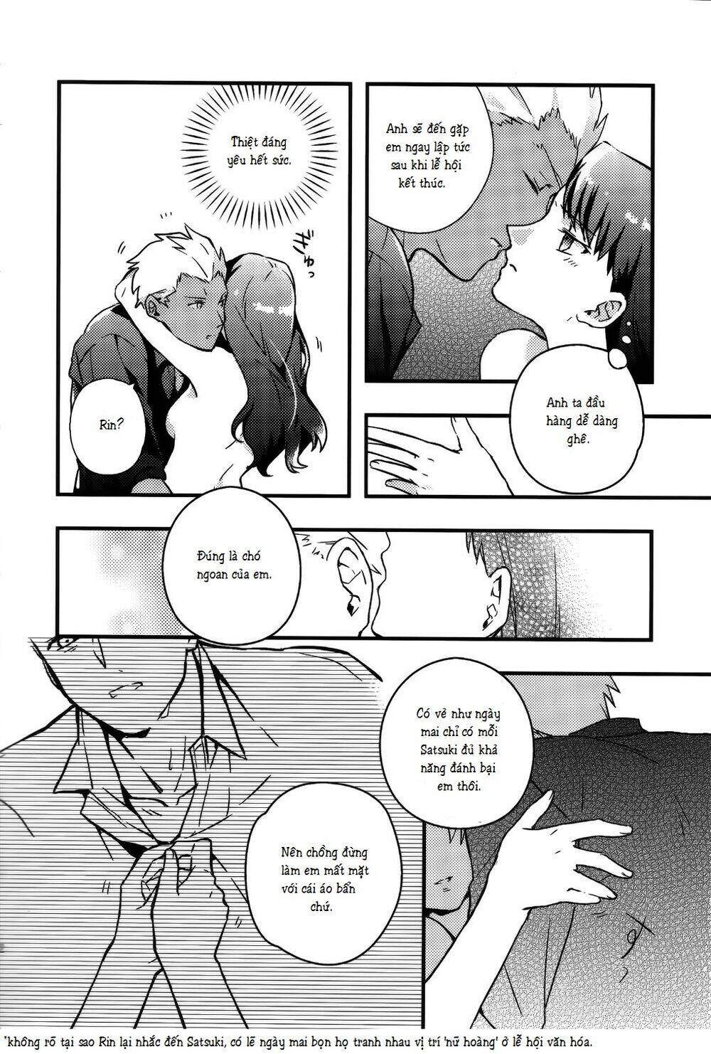 chén thánh: đêm định mệnh - doujinshi archer x rin chapter 14 7