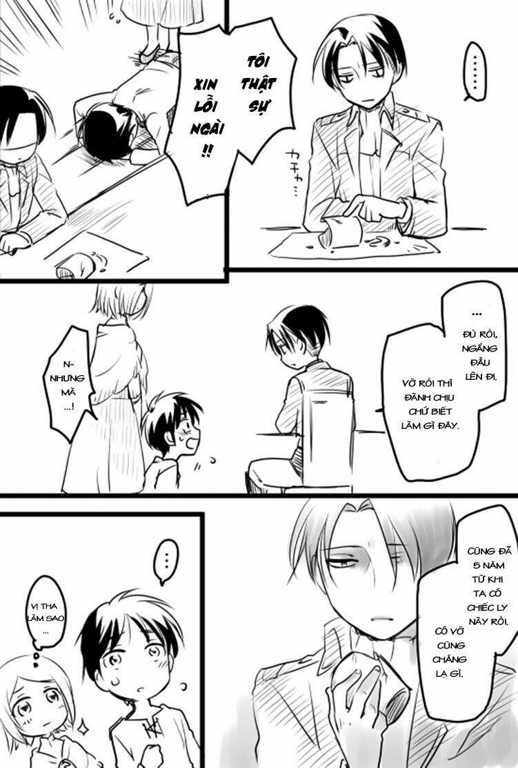 tấn công người khổng lồ - doujinshi levihan chapter 18 4