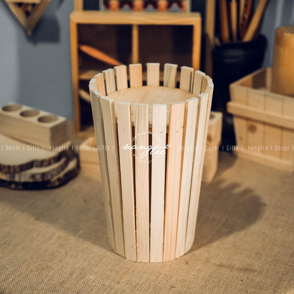 Bình gỗ pallet/đôn gỗ pallet -