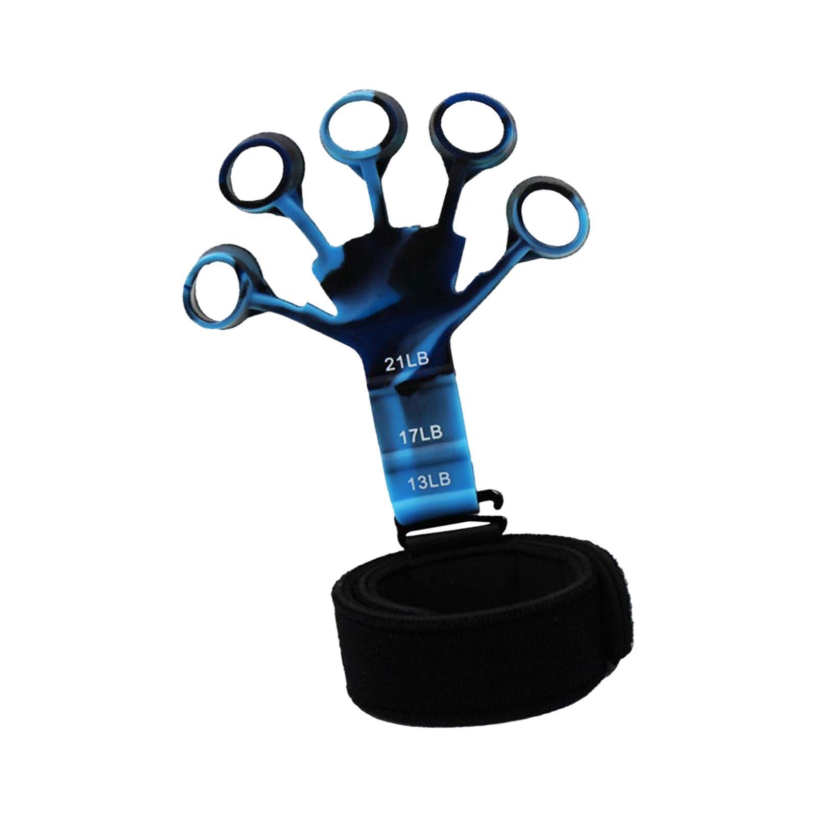 Hand Grip Strengthener Gym Finger Resistance Band Finger Exerciser Stretcher