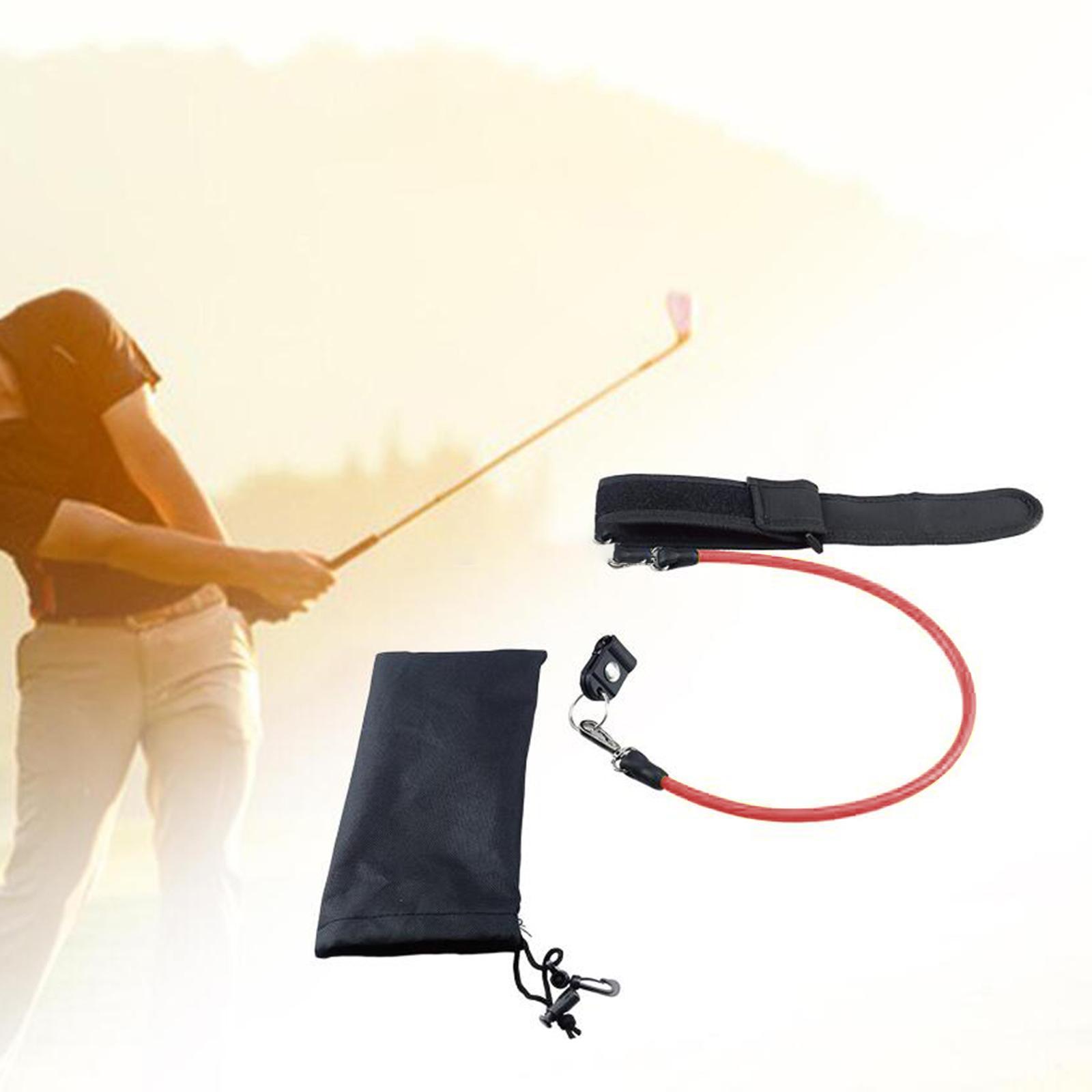 Golf Swing Release Trainer Tension Cord Portable for Strength Tempo Training