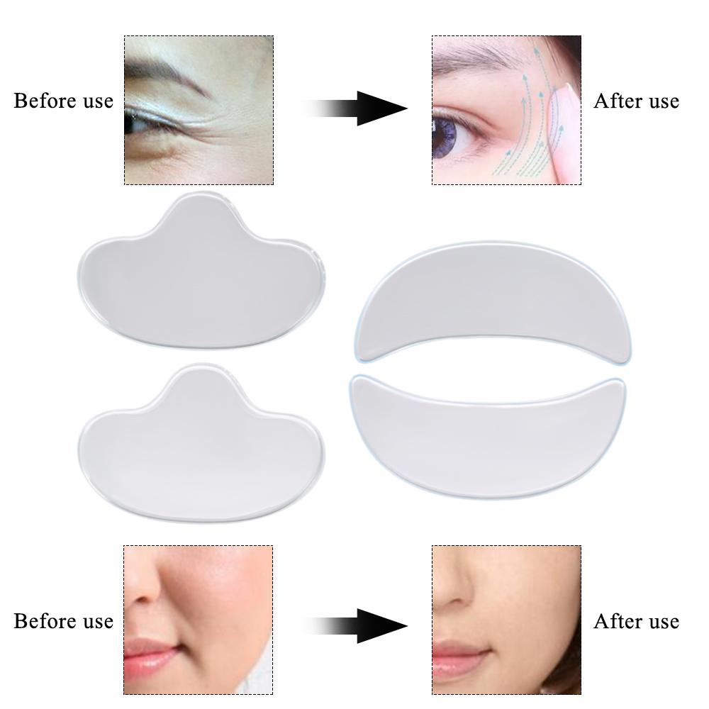 Bộ mặt nạ chống nếp nhăn trán và khóe miệng bằng silicone y khoa, tái sử dụng được
