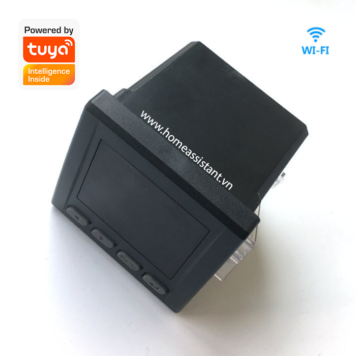 Công Tắc Nhiệt Độ Độ Ẩm 2 Relay Wifi Tuya Cho Nhà Yến Vườn Lan WHT01