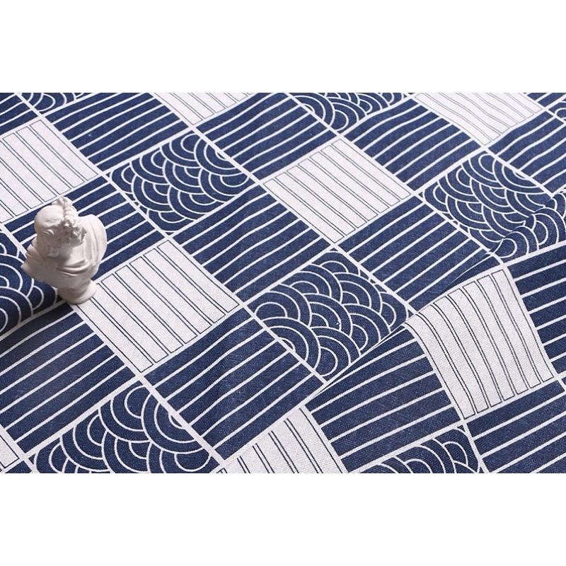 Vải Canvas Vải Bố Làm Túi Vải, Khăn Trải Bàn, Decor Không Gian Nhà, May Rèm Cửa Sổ Họa Tiết Hình Học