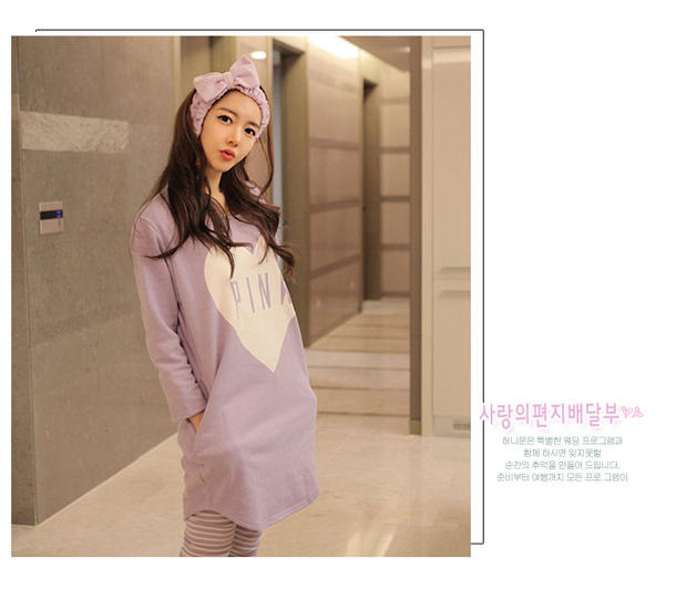 Bộ Đồ Ngủ Tay Dài Quần Bó Sọc Vằn Cực Cute