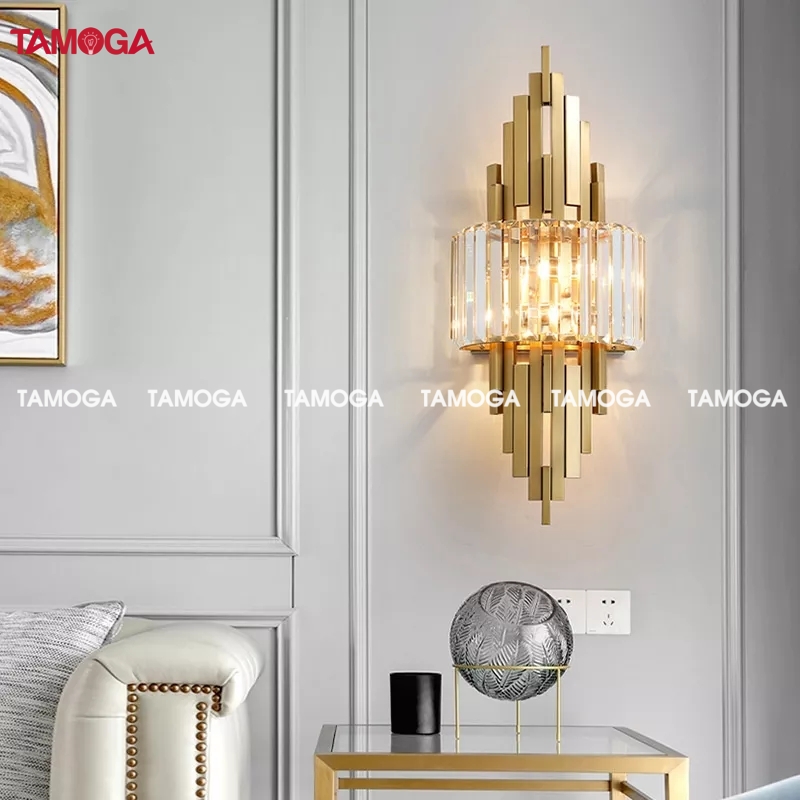 Đèn tường ngủ hiện đại pha lê TAMOGA JUCINS 2578