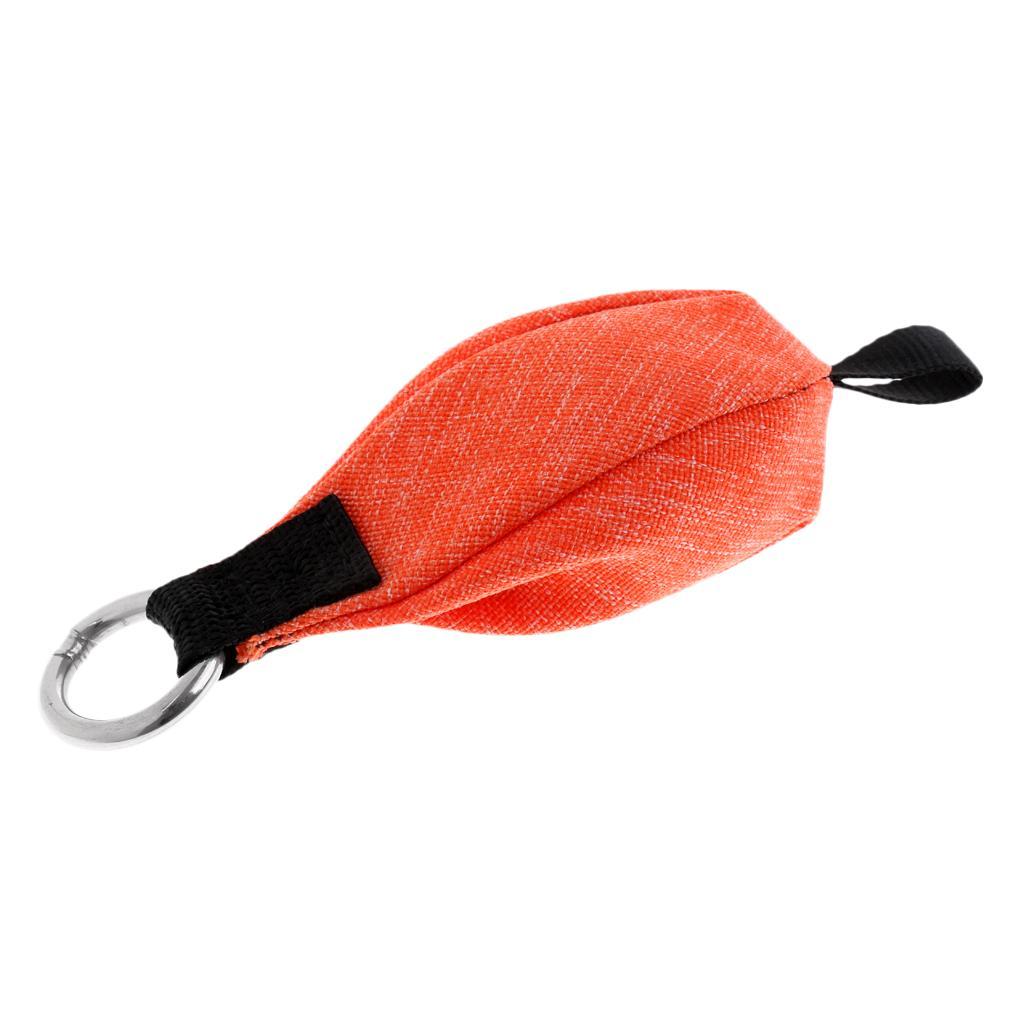 2 Pieces 250g Climbing Throw Weight Bag Tree Arborist Rigging Gear Orange Blue