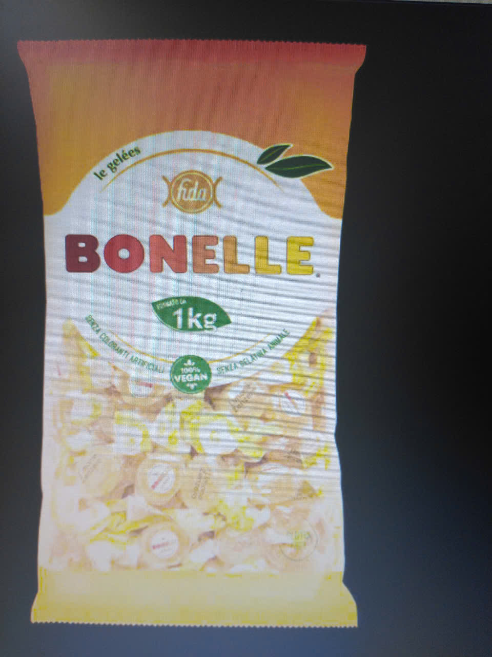 Kẹo Bonelle hương vị chanh gừng 1kg