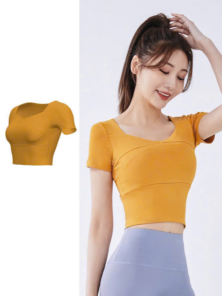 [KoSuyTu] ÁO CROPTOP TẬP YOGA – GYM TÍCH HỢP ÁO NGỰC