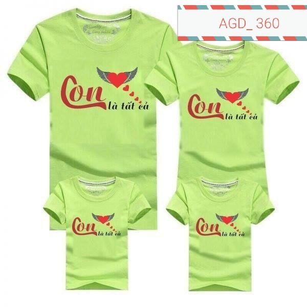 Áo mẫu in con là tất cả - MÃ AGD 360