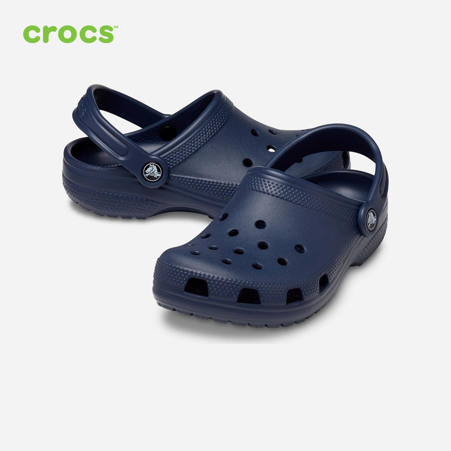 Giày lười trẻ em Crocs FW Classic Clog Kid Navy - 206991-410