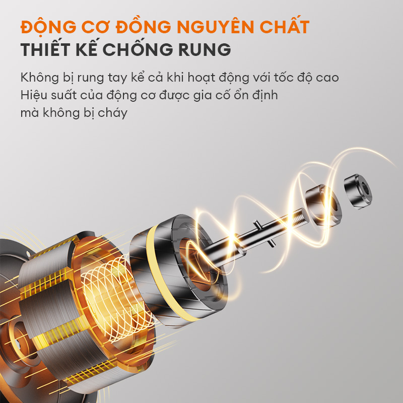 Máy đánh bọt sữa Gaabor EG04M-WH01A dụng cụ đánh trứng khuấy bột bọt cà phê mini đa năng cổng sạc USB - Hàng chính hãng