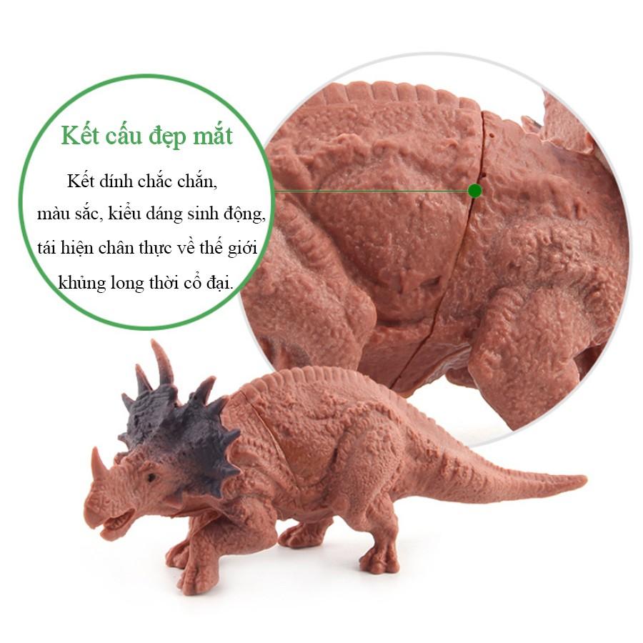 Bộ 20 đồ chơi hình khủng long Vacimall Dinosaur World Jurrassic 617 tiền sử (6-17 cm) cho bé