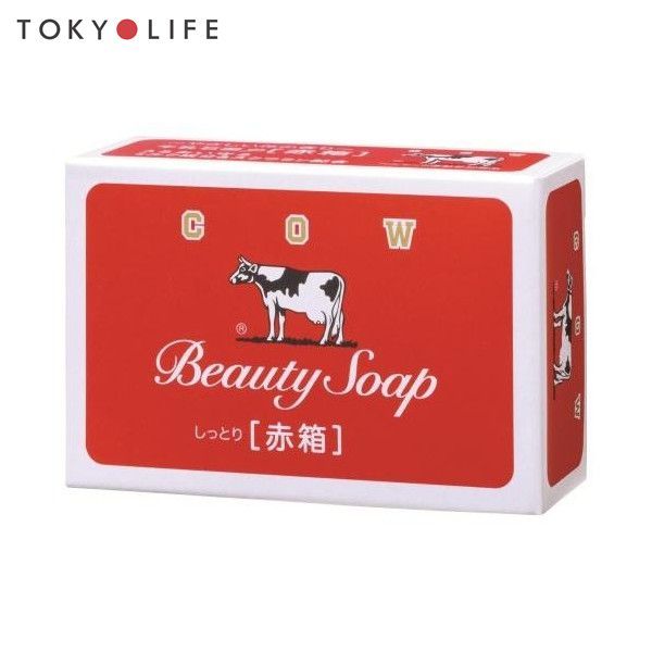 Combo 2 bánh xà bông tắm dưỡng da COW BRAND SOAP RED BOX 100g + tặng 5 túi zipper 12x17cm