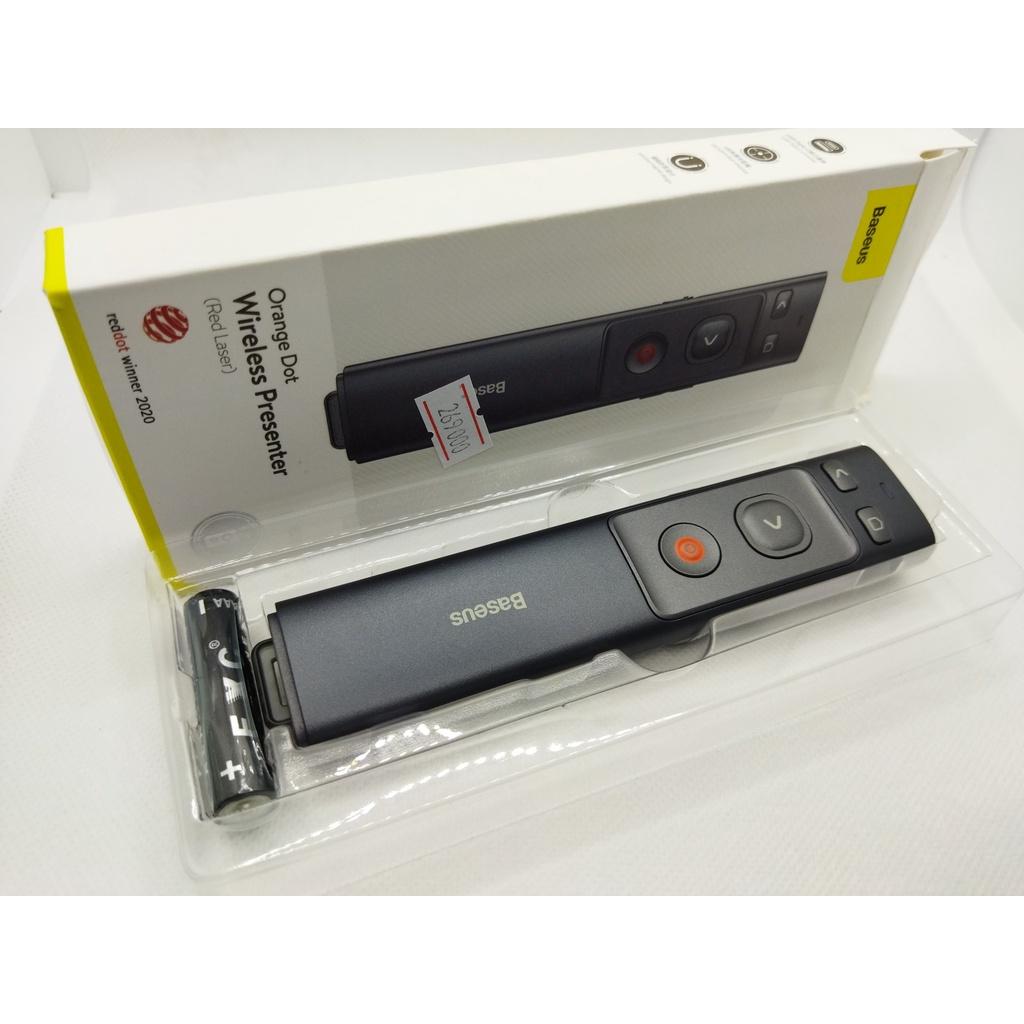 Bút Laser trình chiếu Baseus Orange Dot Wireless Presenter - Hàng chính hãng