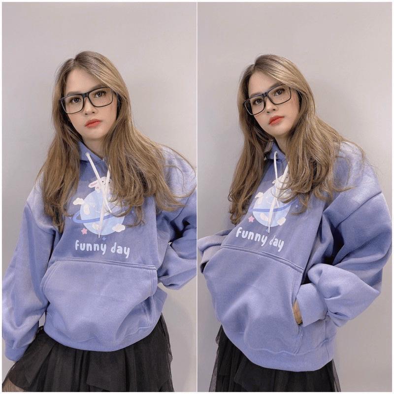 ÁO KHOÁC HOODIE NÓN 2 LỚP SWEATER NAM NỮ KHÔNG XÙ LÔNG TRẺ TRUNG NĂNG ĐỘNG