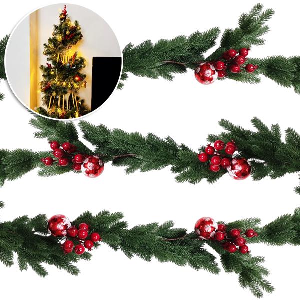Dây Thông Chiếc Lá Trang Trí Noel 210 cm - Chaang Chiia GP-G12-PE1-D