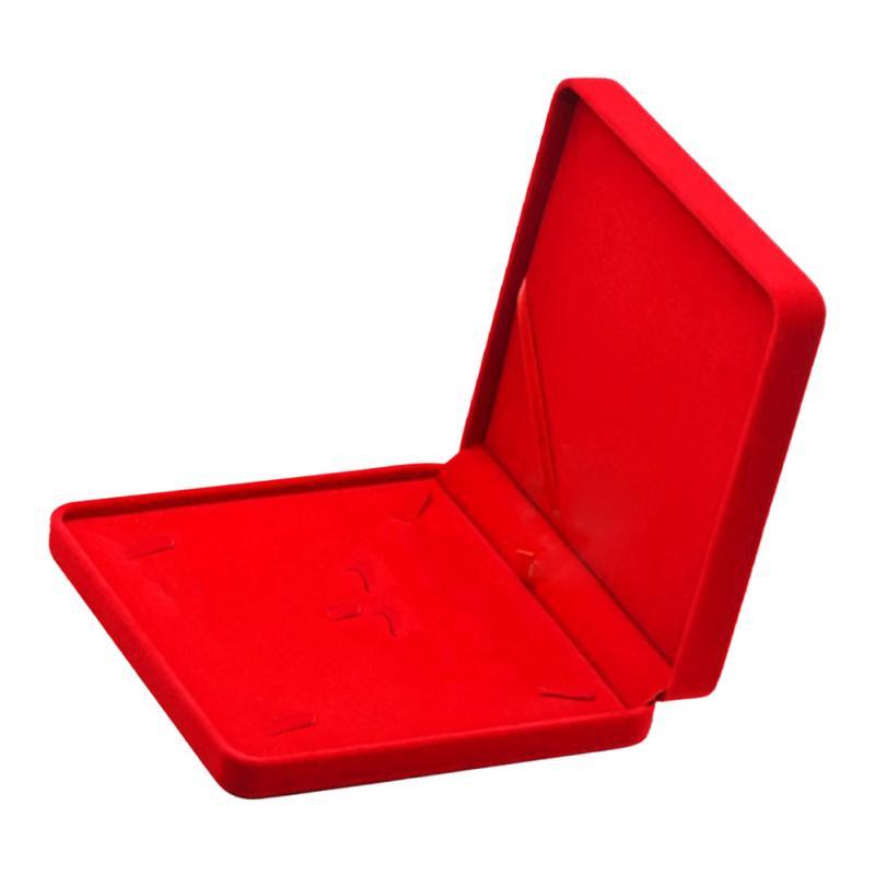 Velvet Jewelry Set Box Tray Travel Necklace Storage Display Case