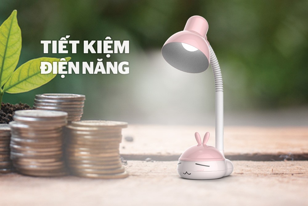 Đèn Bàn Sunhouse SHE-16LED-A6 Kèm Bóng Đèn Led - Chính Hãng