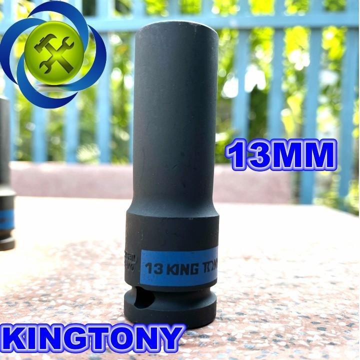Tuýp 13mm đen dài 80mm Kingtony 443513M loại 1/2 6 cạnh