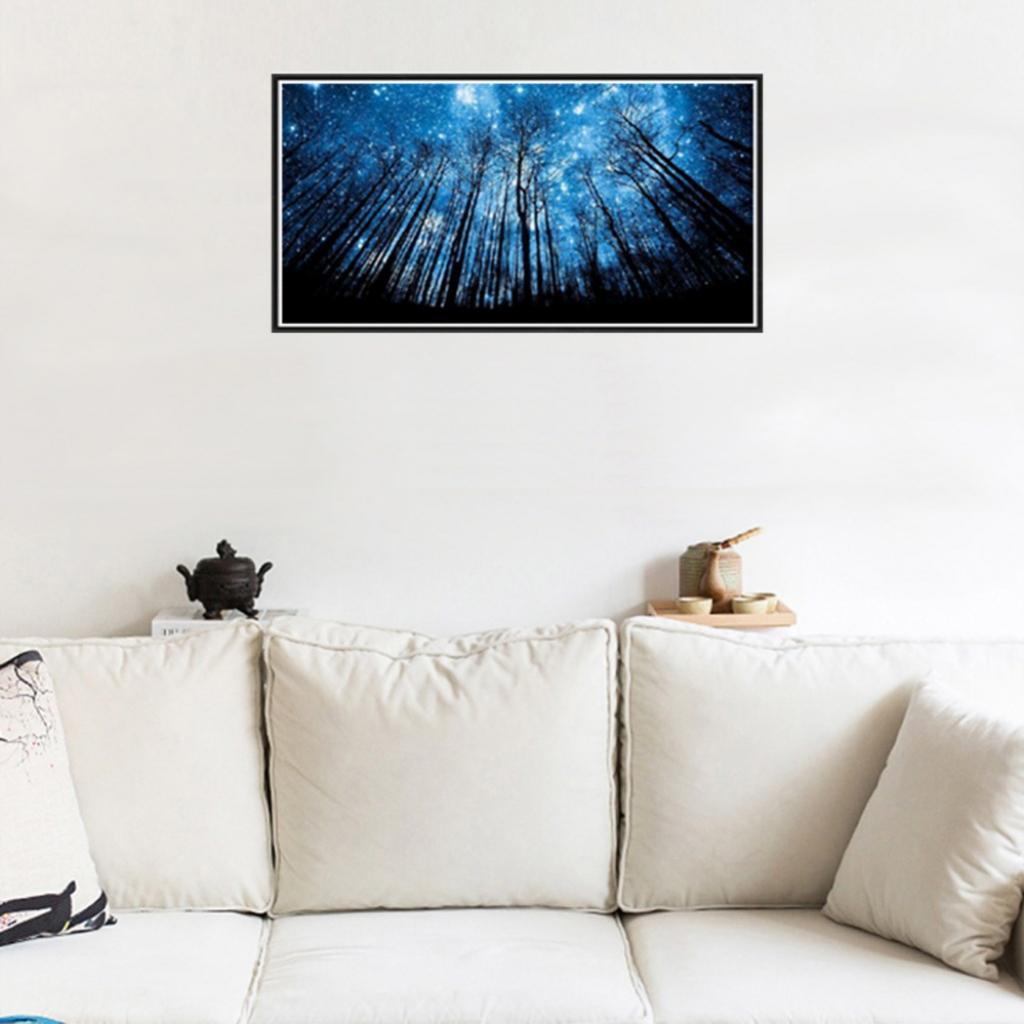 5D DIY Diamond Painting Rhinestone Night Sky Pictures of Crystals Embroidery Kits Arts, Crafts &amp; Sewing Cross Stitching