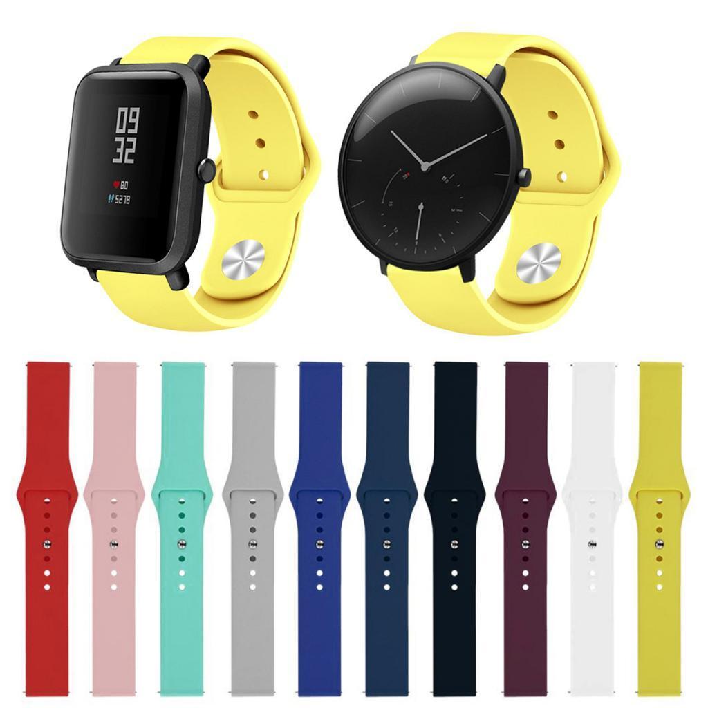 20mm Quick Release Silicone Replaces Watch Band Bracelet Strap