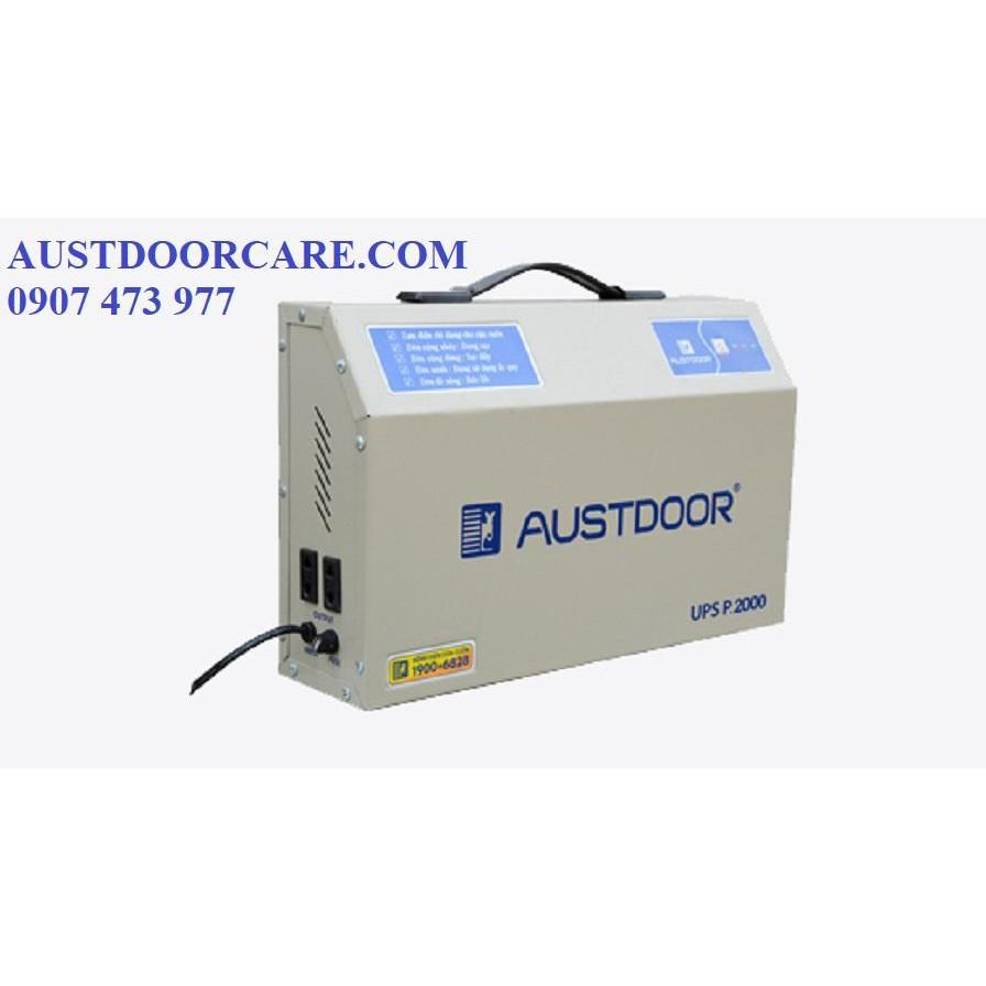 Bình lưu điện cửa cuốn Austdoor P2000 cho cửa cuốn lớn hơn 15m2