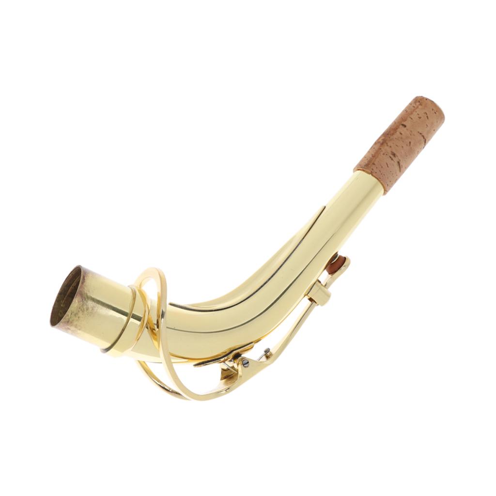 Sunnimix Đồng Thau  Sax Cổ Đường Cong Cổ Cho EB Alto Saxophone, Vàng