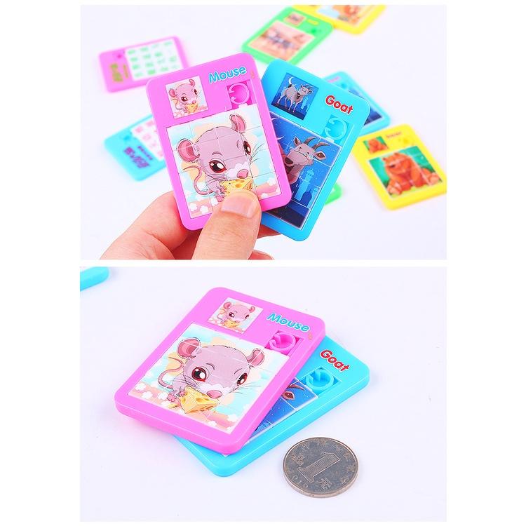 Đồ Chơi Ghép Hình Trượt 16 Ô Cho Bé - Bảng Xếp Hình Huyền Thoại Tuổi Thơ DUASHOP