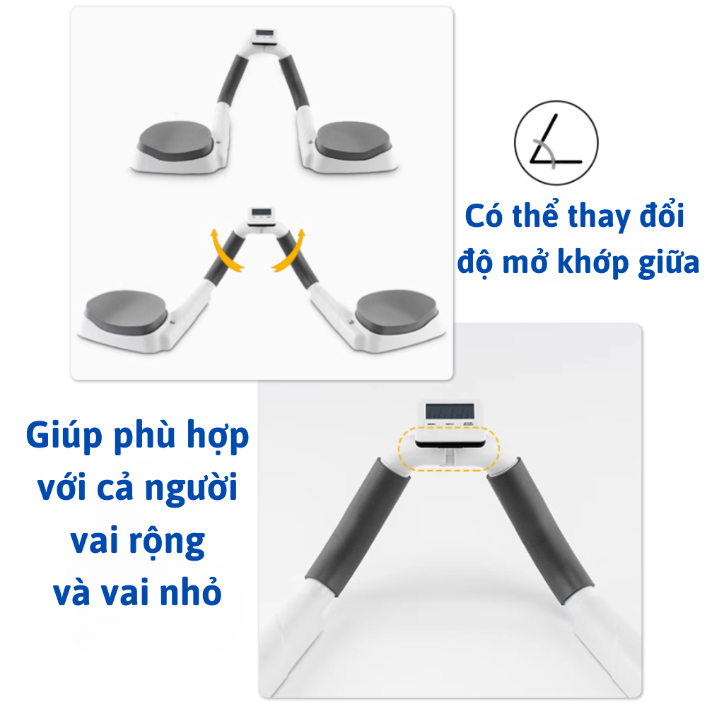 Dụng cụ plank , Dụng cụ tập plank giảm mỡ toàn thân luyện tập cơ bụng - Loại Cao cấp - miDoctor