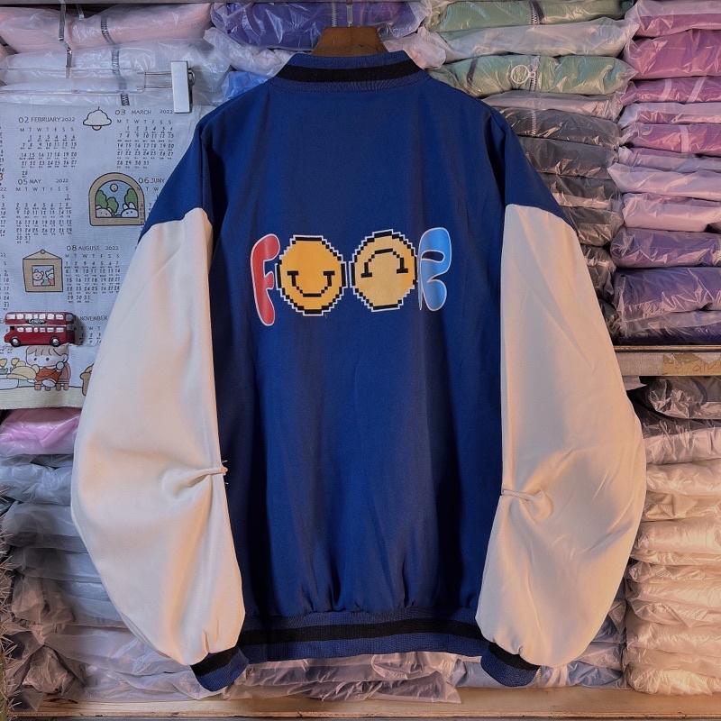 Áo Khoác Dáng Rộng Phom Unisex Chất Da Lộn 2 Lớp Lót Dù Phom Tay Bo Len Dệt Kim Cao Cấp_Kiểu Dáng Bomber Hiện Đại