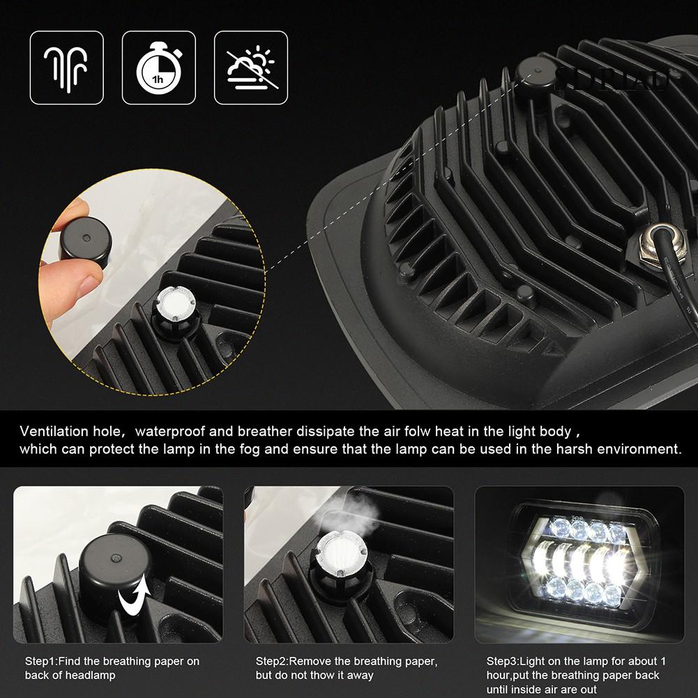 Đèn Pha Led 7-inch 300w Siêu Sáng Cho Xe Hơi