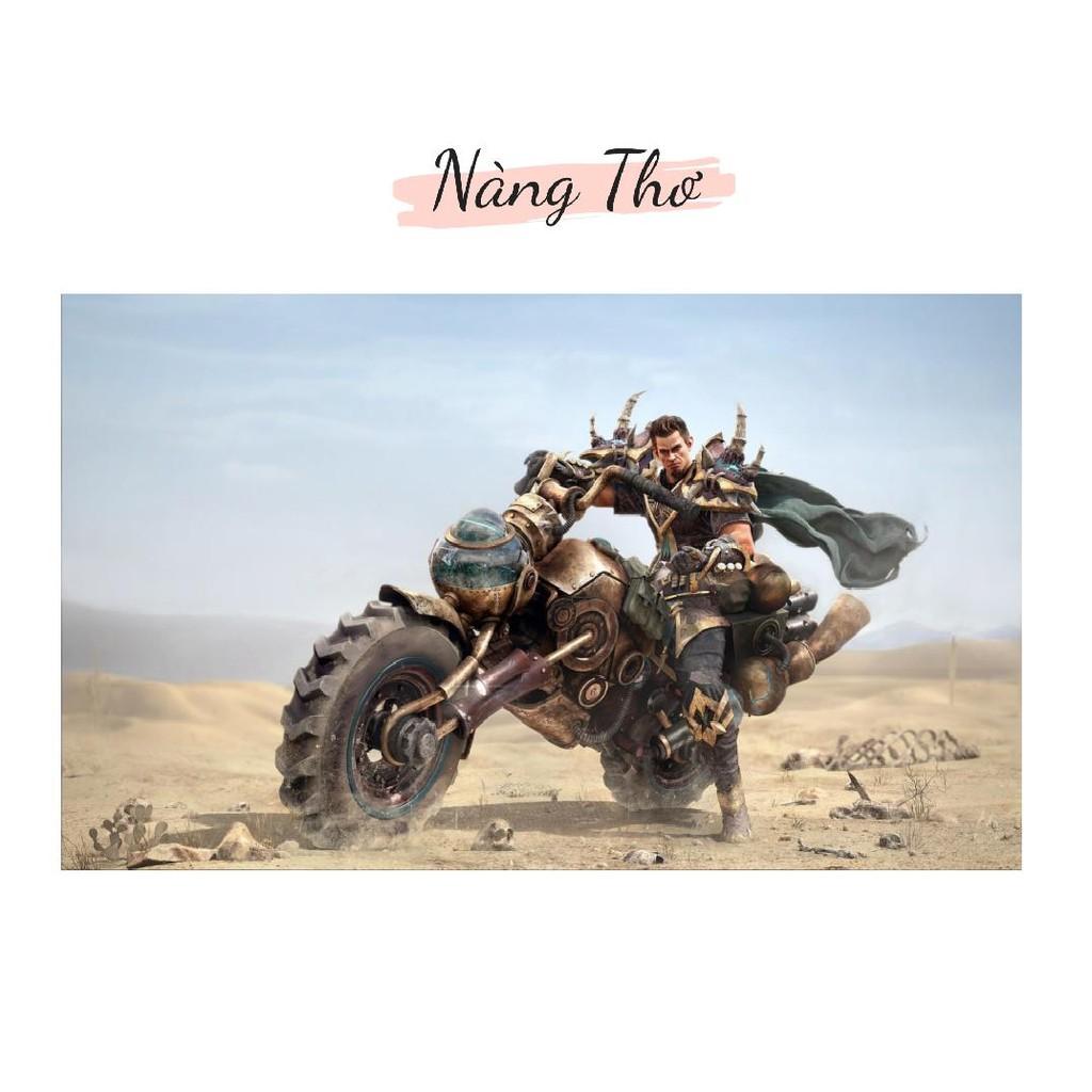 HÌNH XE MOTO DÁN TƯỜNG NHIỀU KÍCH THƯỚC_THIẾT KẾ NÀNG THƠ