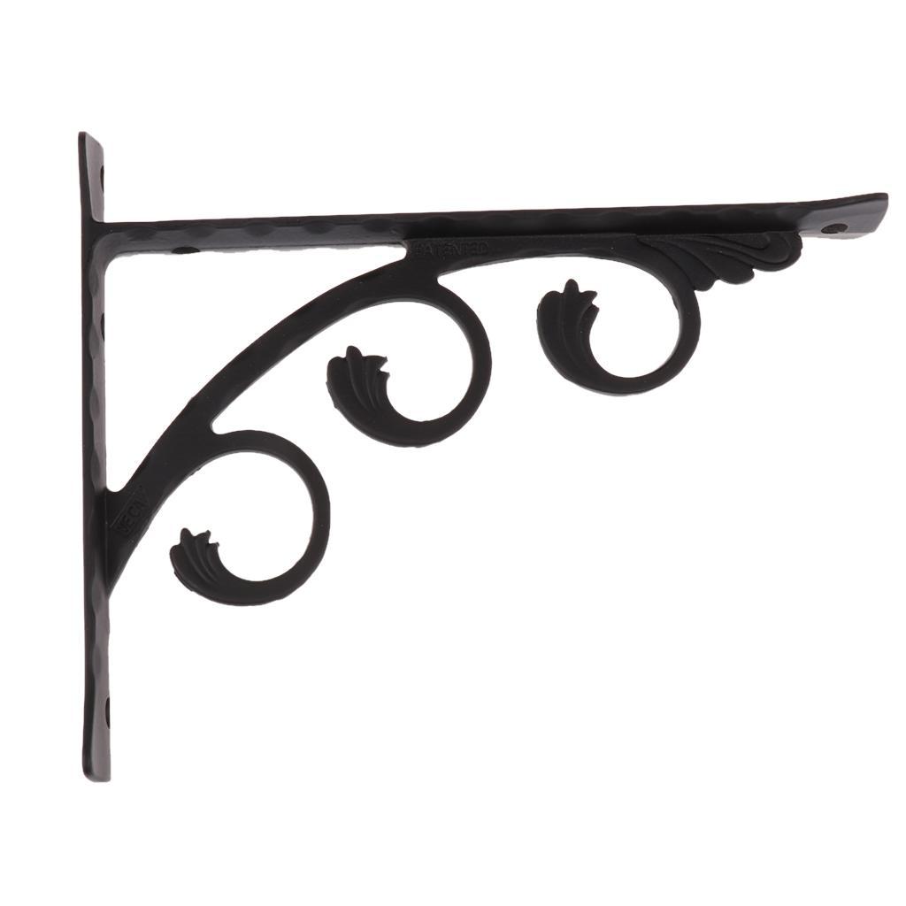 16x Wall Shelf Bracket Heavy Duty Wall Hanging Corner Brace for Home Office Book