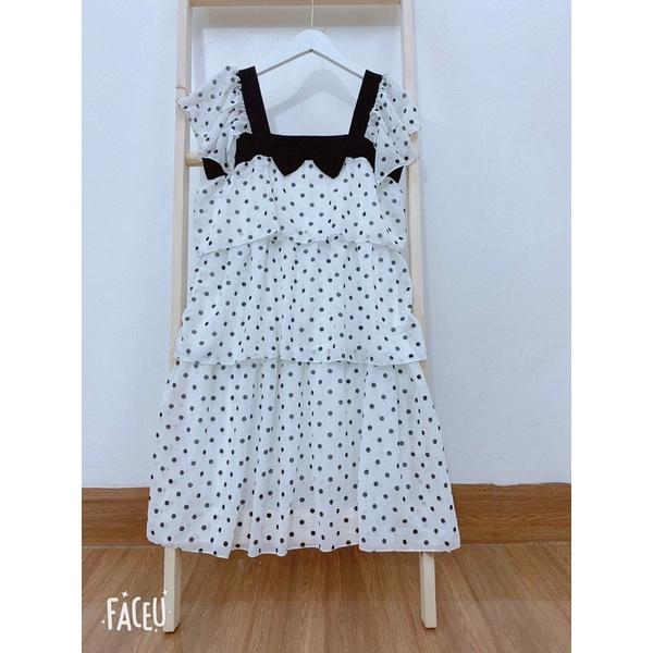 Váy bầu thời trang giá rẻ - đầm bầu dự tiệc thiết kế đẹp MAMADRESS FREESIZE 45-65kg chất VOAN 2 LỚP V22
