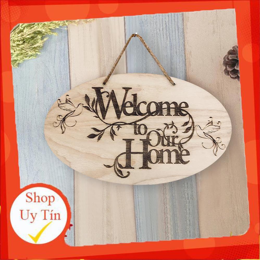 Bảng Gỗ Welcome Bàng gỗ DIY