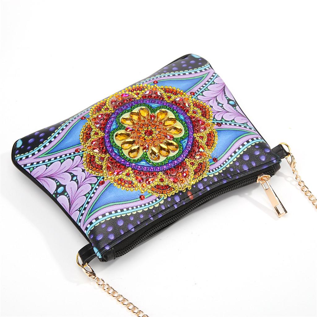 Mini Handbag Diamond Painting Leather Chain Shoulder Bags