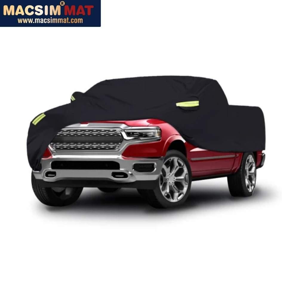 Bạt phủ xe bán tải Mitsubishi Triton nhãn hiệu Macsim sử dụng trong nhà và ngoài trời chất liệu Polyester - màu đen