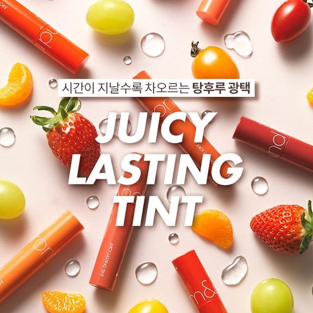 Romand Juicy Lasting Tint là bá» sưu táºp son hãng dà nh riêng cho hè nà y (nguá»n: Internet)