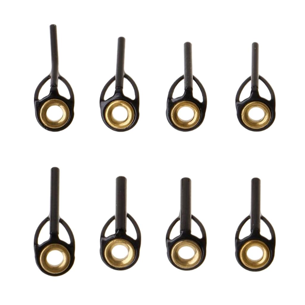 10pcs Fishing Rod Eye Ring Guides Line Rings for Spinning Carp Fishing