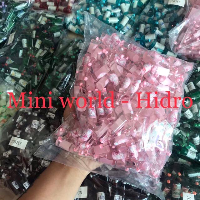 Combo Mô hình chai rượu trái cây hàn quốc mini trang trí nhà búp bê