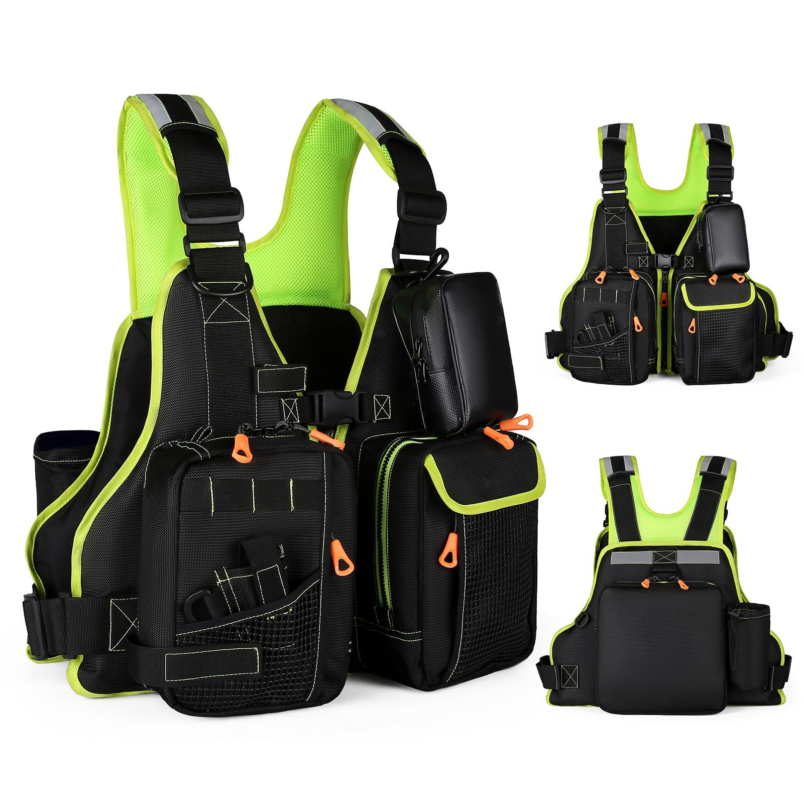 Fishing Life Jacket Adult Life Vest Survival Jacket Safety Float Suit for Water Sports Kayaking Surfing Life Jacket