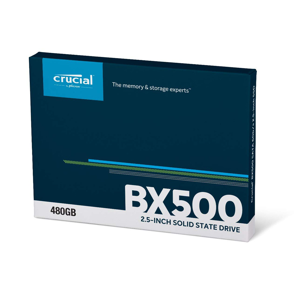 Ổ cứng SSD Crucial BX500 3D NAND SATA III 2.5 inch 480GB CT480BX500SSD1 - Hàng Chính Hãng