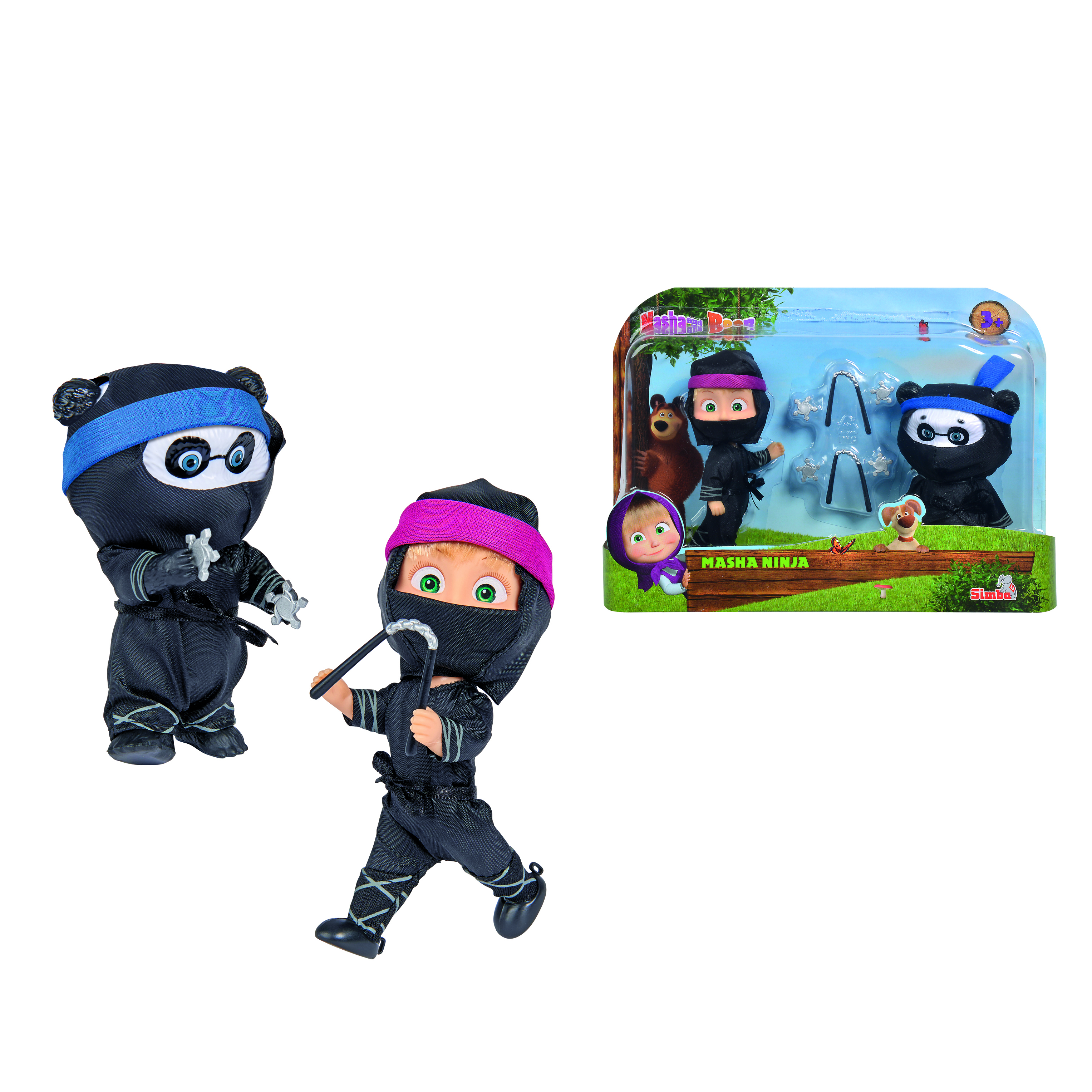 Đồ Chơi Búp Bê MASHA AND THE BEAR Masha Ninja 109301050 - Đồ Chơi Simba