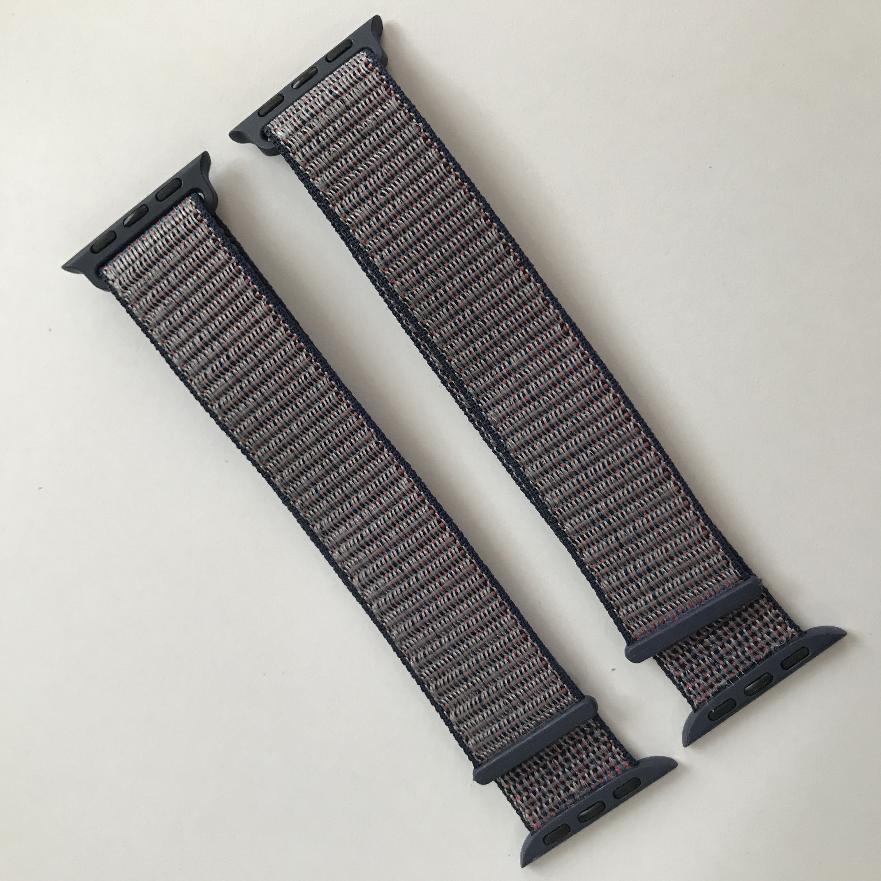 Dây đeo Sport loop cho Apple Watch màu xám xanh đậm series 1.2.3.4