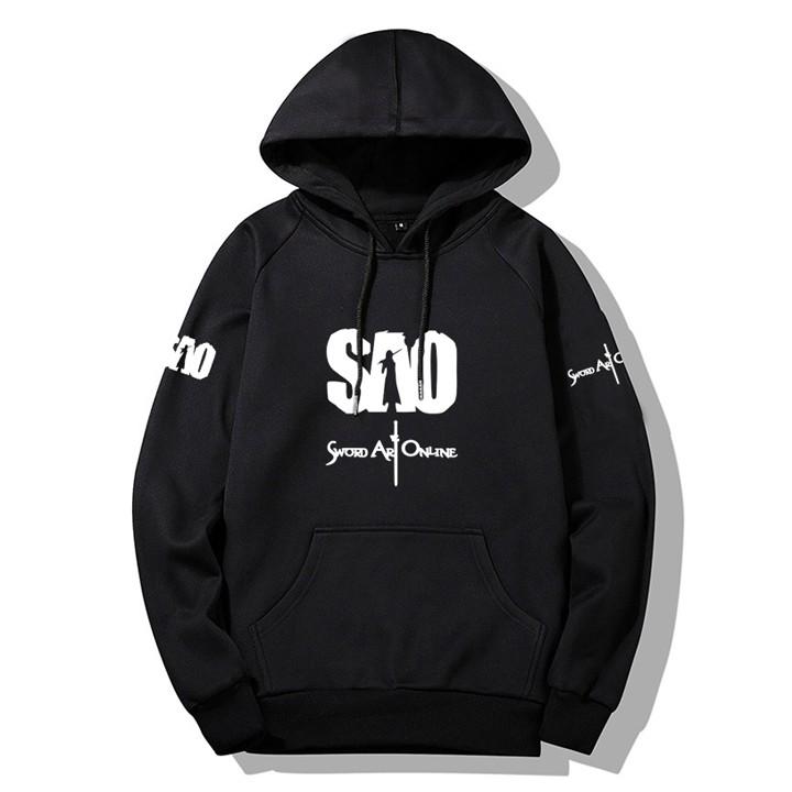 Áo Sword Art Online hoodie dài tay mũ trùm đầu