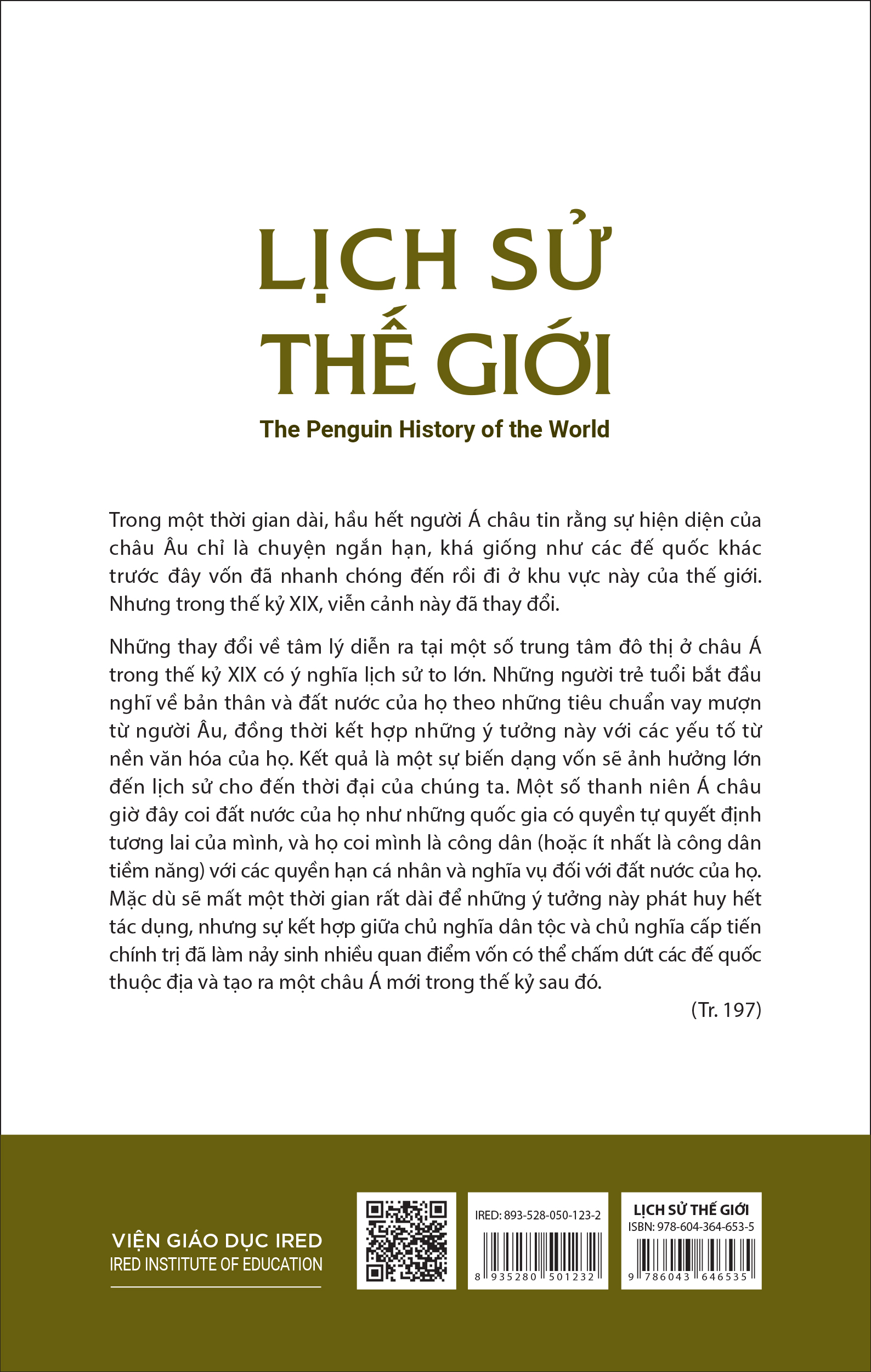 LỊCH SỬ THẾ GIỚI (The Penguin History of the World) - J. M. Roberts &amp; Odd Arne Westad - Phạm Viêm Phương dịch - (bộ hộp 5 tập)