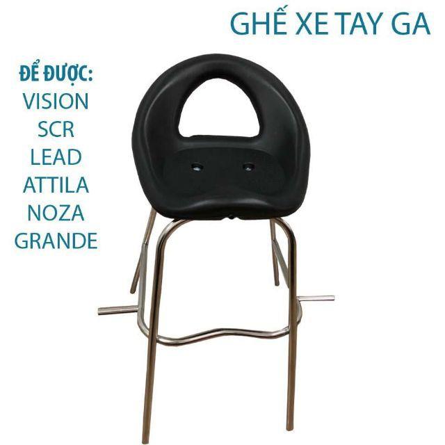 Ghế đi xe inox cho bé